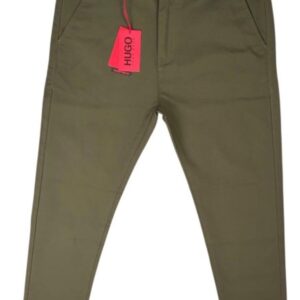 HUGO মেন্স টুইল প্যান্ট ( অলিব কালার )