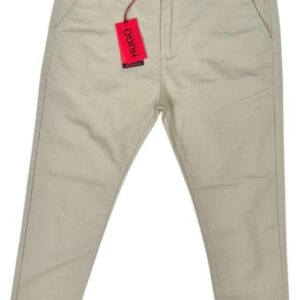 HUGO মেন্স টুইল প্যান্ট  ( ক্রিম কালার )